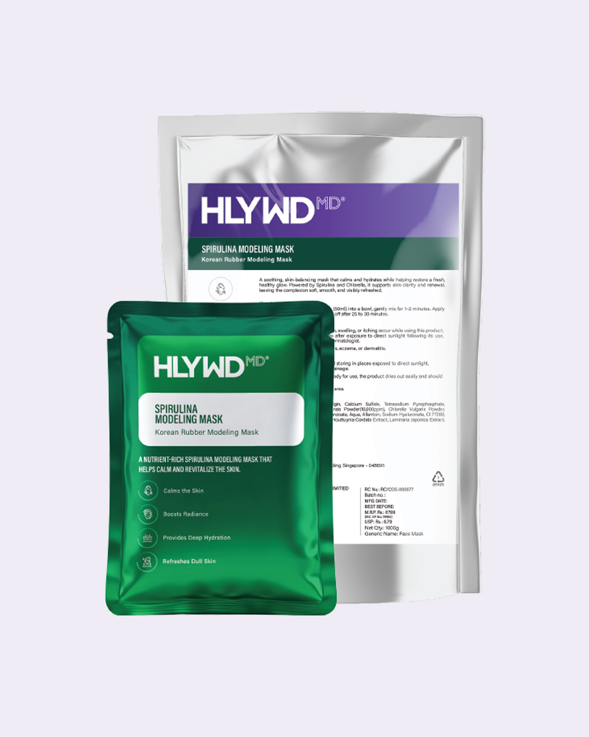 Spirulina Modeling Mask